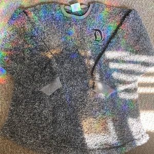 disneyland grey fluffy spirit jersey sweatshirt